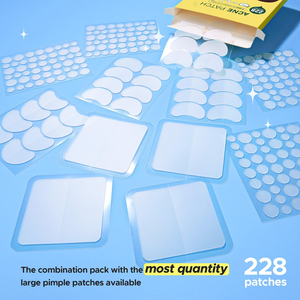 Patchs Hydrocolloïdes OEM pour le Corps et le Visage Contre l'Acné – Produits Biologiques de Soin Corporel pour l'Anesthésie de l'Acné et des Boutons avec Acide Salicylique – Chaque Taille - Product Image 4