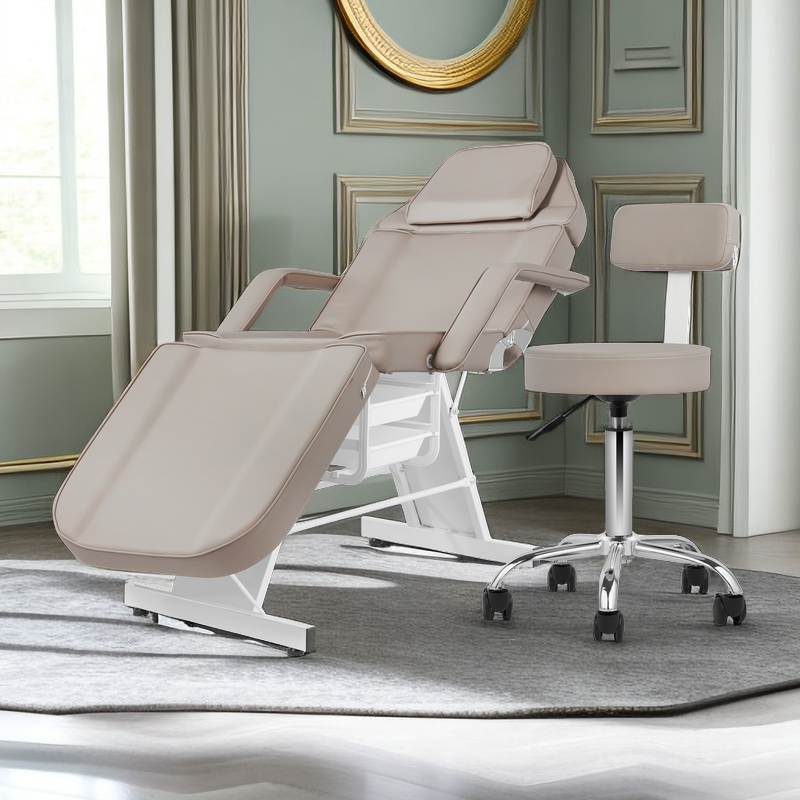 Gray Beauty Bed Adjustable Spa Equipment