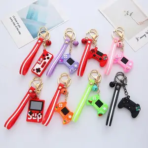 Móc Chìa Khóa Cao Su Hoạt Hình PVC Cho Nam, Móc Chìa Khóa Chơi Game Có Cần Điều Khiển Chơi Trò Chơi Với Bạn Trai