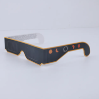 Montres à quartz éclipse en gros CE/ISO et lunettes d'éclipse solaire en papier 3D pour le visionnement