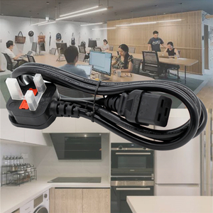 Anh 3 pin cắm để IEC C19 dây nguồn, 16A 250V, 3*1.5mm ², BS đã được phê duyệt, cho PC, máy tính xách tay, màn hình, Máy tính để bàn, bếp, dụng cụ - Product Image 4