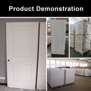 Cửa nội thất hiện đại tùy chỉnh gỗ rỗng sơn lót đúc MDF cửa gỗ khách sạn Shaker phong cách cửa cho ngôi nhà thiết kế mới nhất - Product Image 6