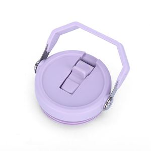 Gobelet de sublimation 30oz avec poignées, couvercle rabattable, double paroi isolée sous vide, sans BPA, en acier inoxydable avec paille pour usage extérieur - Product Image 3