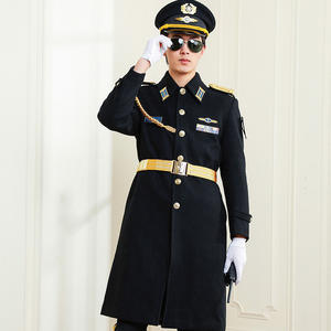 Abrigo largo <span class=keywords><strong>de</strong></span> invierno <span class=keywords><strong>de</strong></span> calidad <span class=keywords><strong>de</strong></span> un solo pecho para hombres Abrigo <span class=keywords><strong>de</strong></span> <span class=keywords><strong>lana</strong></span> <span class=keywords><strong>de</strong></span> guardia <span class=keywords><strong>de</strong></span> seguridad con charreteras Detección <span class=keywords><strong>de</strong></span> aguja hecha en Guangdong - Product Image 2