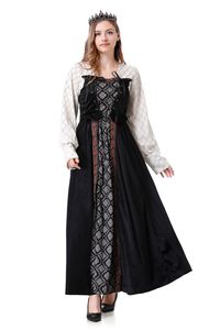 Medieval <strong>King</strong> &amp; Queen Couple Cosplay Set Halloween TV &amp; Movie Vest &amp; <strong>Coat</strong> with Crowns - Product Image 6