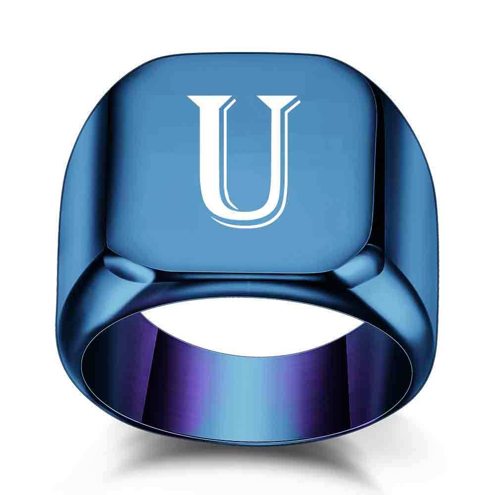 U azul