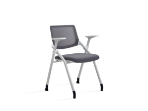 Chaise d'étude individuelle pliable et empilable en maille moderne avec roulettes pour la maison, le bureau et l'école - Vente en gros - Product Image 3