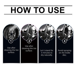 Wholesale Cleaning Water Based Tire Shine <b>Spray</b> Coating Shine Tire Wheel <b>Cleaner</b> Polish Tire <b>Spray</b> - Product Image 6