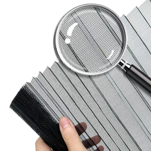 Malla Mosquitera Plegable <span class=keywords><strong>de</strong></span> Poliéster Plisado, Protección Invisible Contra Insectos, Malla <span class=keywords><strong>para</strong></span> Puerta con Revestimiento <span class=keywords><strong>de</strong></span> <span class=keywords><strong>PVC</strong></span> <span class=keywords><strong>para</strong></span> Hotel - Product Image 6