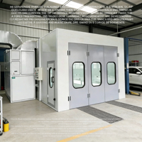 Cabine de peinture électrique industrielle Xinyuan - Cabine de peinture automobile professionnelle avec affichage de la température 18KW 80C
