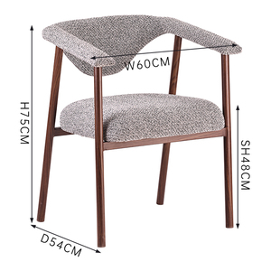 Muestra Gratuita, Fabricantes OEM al por Mayor de Alibaba, Silla de Comedor Moderna y de Lujo para el Hogar, Restaurante o Habitación, Fabricada en China - Product Image 6