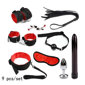 Sex toys, plush 7-10 <b>set</b> (8 pieces), SM handcuffs and shackles, adult products, cross-border exclusive sex toys. - Product Image 4