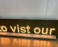 Écran d'affichage LED numérique extérieur P16 double couleur 2R1G à économie d'énergie, animation, texte, signalisation graphique, IP65, OEM, 1 an de garantie