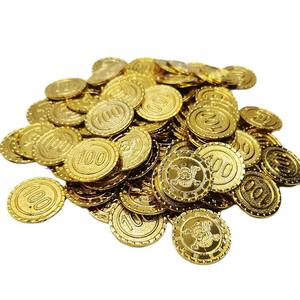 Pièce de jeu artificielle Pirates <span class=keywords><strong>des</strong></span> Caraïbes 100 Yuan Valeur faciale Pièce de chasse au trésor en plastique avec garantie d'un an - Product Image 1