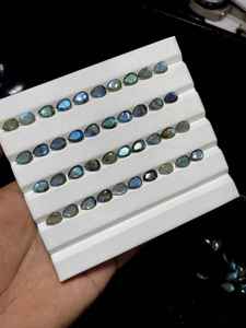 Lot de pierres précieuses en labradorite facettées de qualité supérieure, formes variées, pierres en vrac pour la fabrication de bijoux, prix en gros - Product Image 2