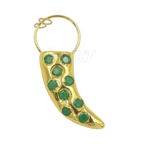 WT-JP296 Design vintage pearl jade pendant elegant pendant with 18k real gold plated women pearl pendant