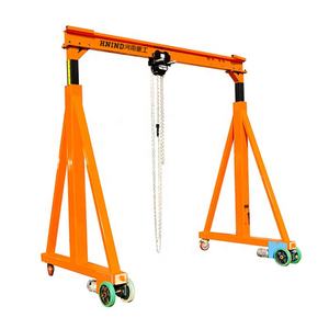 Nouvelle grue portique légère et portable Zhonggong de 1 à 6 tonnes avec moteur, engrenages et composants essentiels de roulement, hauteur de levage de 15 m - Product Image 3