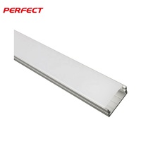 Profilé en Extrusion aluminium pour éclairage de bande LED, 18/20mm, barre pour lampes