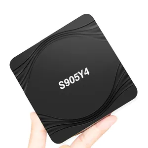 原始设备制造商批发amlogic S905Y4四核双wifi 2 + 16gb安卓11 4k电视盒，带bt5.0