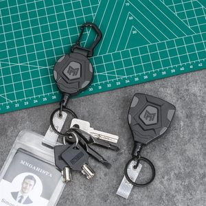 Portacredenciales Retráctil de Dyneema con Llavero Resistente y Mosquetón, Cuerda de Acero de 31.5 Pulgadas para Tarjetas de Identificación y Acceso a Llaves - Product Image 2