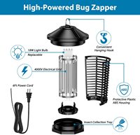 Offre Spéciale efficace extérieur étanche moustique tueur lampe moustique Zapper 18W haute tension 4000V lutte antiparasitaire pour la famille