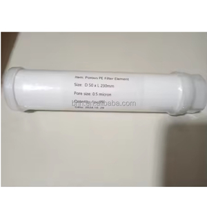 PE 0.5 Mikro poröse Produkte PE Sinter filter PTFE-beschichtetes Folien element für Wasser luft Filter element Ersatzteile - Product Image 3