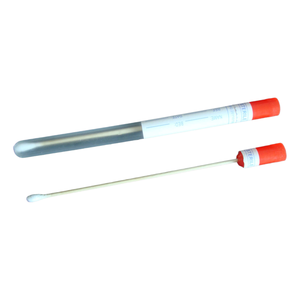 Tubo de Transporte de Muestras Estériles con Tapa Roja, Kit de Recolección de Muestras Virales para Laboratorio Médico - Product Image 1