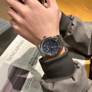 <span class=keywords><strong>Reloj</strong></span> de Hombre de Estilo Más Vendido, Marca de Prestigio, Resistente al Agua, Cuarzo, Correa de Acero Inoxidable, Resistencia al Agua de 30 Metros - Product Image 2