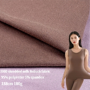 Tela <span class=keywords><strong>de</strong></span> Seda <span class=keywords><strong>de</strong></span> Leche Tricot 100D, 95% Poliéster, 5% Elastano, Elástica, Transpirable, para Ropa Deportiva <span class=keywords><strong>de</strong></span> Niñas, Peso Medio - Product Image 2