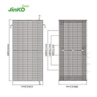 Modules de panneaux solaires à tuiles Jinko 625-650W en stock dans l'entrepôt européen pour la maison