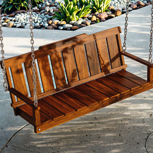 HR أرجوحة خشبية صلبة حديثة مضادة للتآكل لعامل حديقة شرفة الفناء في الهواء الطلق - Product Image 4