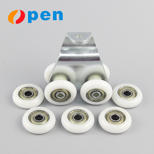 Chất lượng cao Nylon nhựa trượt mang Con lăn 5*23*7 mét cho nhà để xe hiện đại cửa trượt giới thiệu Rèm ròng rọc cho khách sạn - Product Image 3