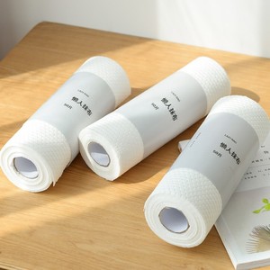 Lazy Rag Disposable Dish Cloth 50 Sheets Thickened Non Woven Kitchen Cleaning Towel White Rectangle - Product Image 2