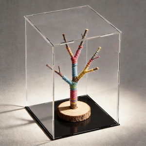 Vitrina <span class=keywords><strong>de</strong></span> Acrílico Moderna Personalizada, a Prueba <span class=keywords><strong>de</strong></span> Polvo, con 4 Estantes, <span class=keywords><strong>para</strong></span> Coleccionables, Figuras <span class=keywords><strong>de</strong></span> Acción y Figuritas - Product Image 5