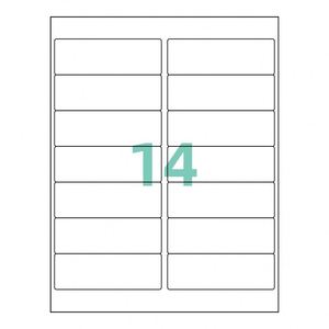 Nhà Máy Giá <span class=keywords><strong>A4</strong></span> tấm dính địa chỉ nhãn 14/24 lên Mã Vạch Tính năng cho <span class=keywords><strong>laser</strong></span> & máy in phun gói vận chuyển nhãn - Product Image 1