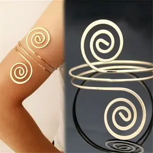 HOVANCI alexbracelet 5 anibracelet 18k gold plated arm bracelet music notes upper arm vortex bracelets buff bangle