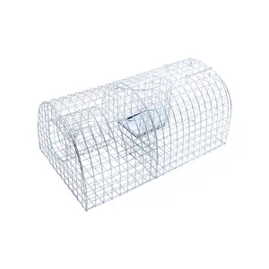 Cage de piège à rat portable en fil d'acier galvanisé, petite souris multi-prises