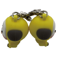 Porte-clés 3D avec logo personnalisé Porte-clés PVC personnalisé souvenir mode dessin animé