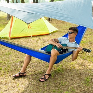 Cao thoải mái Trọng lượng nhẹ màu nối dù <span class=keywords><strong>nylon</strong></span> vải cắm trại võng - Product Image 2