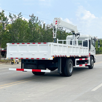 Grue de transport lourde Dongfeng hydraulique de 8 tonnes montée sur camion, prix direct usine Afrique