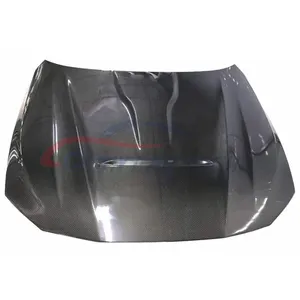 For B-MW 4 Series G22 G23 Dry Carbon Fiber Hood Bonnet Scoop Car Engine Cover Bodykit