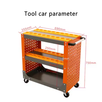 Offre Spéciale Wagon d'outils CNC rouge de haute qualité Nouveau design Chariots à outils CNC ROUGE Support personnalisé OEM