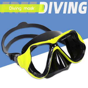 Máscara de buceo con doble lente de vidrio templado antivaho para snorkel, deportes acuáticos, adultos, universal - Product Image 4