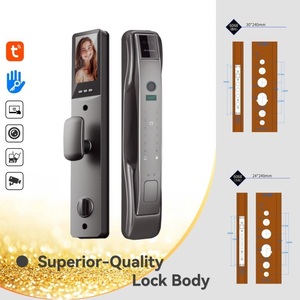 Serrure de porte WiFi biométrique de pointe offrant des solutions de sécurité intelligentes pour les applications de portes en bois et en aluminium - Product Image 2