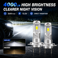 Ampoule de phare LED SFIDA WM20 DC9-16V en alliage de zinc et d'aluminium, refroidissement par air, plug-and-play, pour voiture, moto, feu antibrouillard