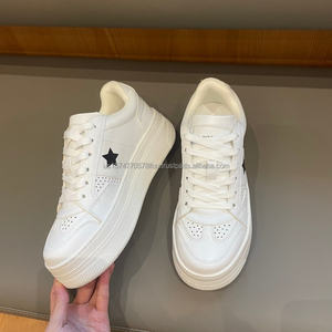 Zapatillas de Plataforma de Cuero para Mujer, Nuevos Estilos de Lujo, Transpirables, Casuales, Deportivas de Verano, con Aumento de Altura, Estilo Chunky - Product Image 3