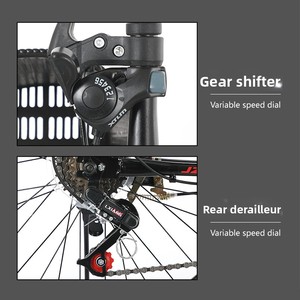 <span class=keywords><strong>Bicicleta</strong></span> de Montaña para Adultos de <span class=keywords><strong>26</strong></span> <span class=keywords><strong>Pulgadas</strong></span> - Cuadro de Acero Aleado, Horquilla con Suspensión, <span class=keywords><strong>Bicicleta</strong></span> de Carreras y para Estudiantes, para Hombres/Mujeres - Product Image 3