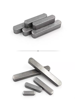 ChuangTuo Torque Transmission Flat Key Carbon Steel Round Ended Parallel 12mm Head Diameter Sizes 8mm 20mm for Hub Gear Fixing