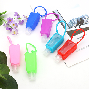 Biểu Tượng Tùy Chỉnh Nước Rửa Tay Silicon Chủ Bpa Miễn Phí Tay Khử Trùng Chai <span class=keywords><strong>Keychain</strong></span> <span class=keywords><strong>Silicone</strong></span> Giữ Chai Tay Áo Trường Hợp - Product Image 1