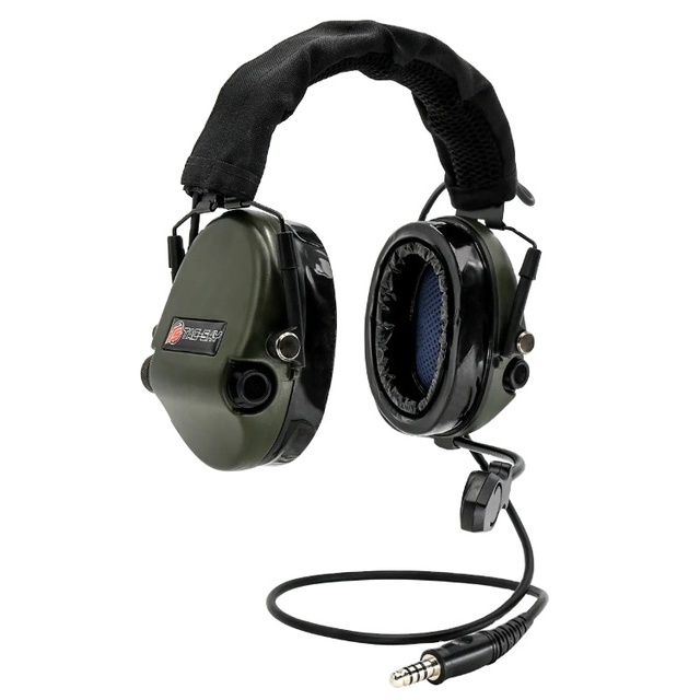 TS TAC-SKY TEAHi-Threat Tier 1 Silicone Earmuffs Edition Outdoor Sports Noise Reduction Pickup Tactical Shooting Headset